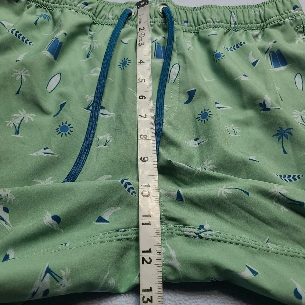 O'Neill Board‎ Shorts Mens Medium Green Excellent Hyperfreak Tropical Print
